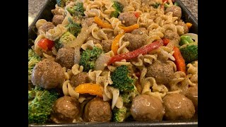 Swedish Meatballs with Vegetables  Lavonnes Kitchen [upl. by Lux]