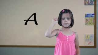 ASL ABCs for kids  learn this fun song [upl. by Hollie404]