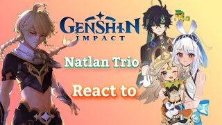 Natlan TrioTraveler amp Piamon react to part 1GCRV [upl. by Cirted]