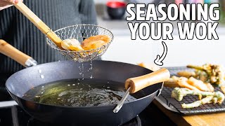 Seasoning a Wok on an Induction Cooktop  Dr Wok Sessions [upl. by Fitz]