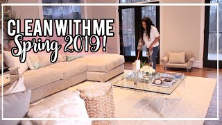 Clean With Me  Bedroom Living Room and Dining Room  Spring 2019 [upl. by Blank]