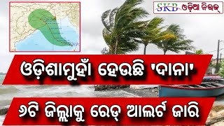 ଓଡ଼ିଶା ମୁହାଁ ବାତ୍ୟା  Cyclone may hit Odisha  Odisha Rain  Cyclone Dana  IMD Alert  odia news [upl. by Yssej165]