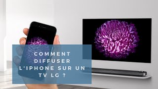 Comment diffuser liPhone sur un TV LG avec ApowerMirror [upl. by Kirbee]