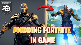 How to Mod Fortnite with Custom Models IN GAME  In Depth Tutorial 2023 [upl. by Ardnekat]