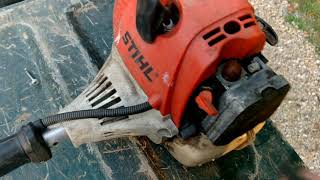 STIHL FS 90 R WEEDEATER REPAIR [upl. by Pry]