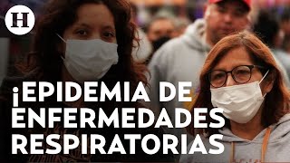 Enfermedades respiratorias  Variante Covid Pirola gripe e influenza amenazan a México advierten [upl. by Blayne]