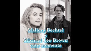 Mallory Bechtel x Michael Lee Brown cute moments [upl. by Annail]