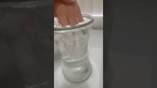 Talcum Powder and Water Experiment short [upl. by Ardyaf]