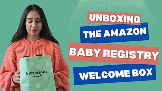 Unboxing the Amazon Baby Registry Welcome Box [upl. by Rehc470]