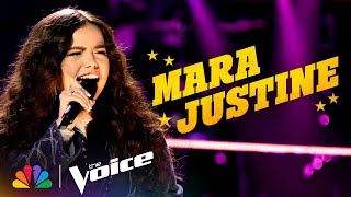 The Best Performances from Season 24 Finalist Mara Justine  The Voice  NBC [upl. by Sug]