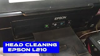 How to head cleaning of Epson L210 printer in Hindi 2019 Solve print problem of Epson 210 Debajyoti [upl. by Kirenoj]