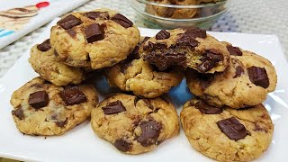 No Oven CONDENSED MILK CHOCOLATE CHIP COOKIES [upl. by Swann]