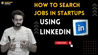 How to search Startup Jobs through Linkedin  Frontlinesmedia [upl. by Esetal547]