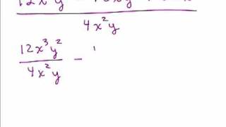 Divide a Polynomial by a Monomial [upl. by Amrac442]