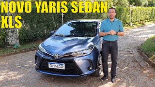 Novo Toyota Yaris Sedan XLS 2023  O que mudou em relação ao 2022 [upl. by Ayenat]