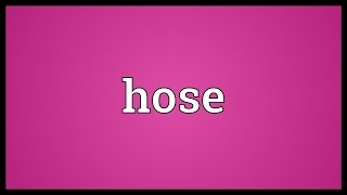 Hose Meaning [upl. by Mroz]