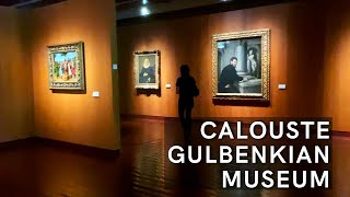 Calouste Gulbenkian Museum in Lisbon walkingtour art museum lisbon portugal [upl. by Genisia]