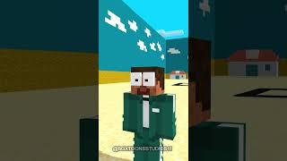 Squid GameSlap challenge4 Friends vs SoldiersMinecraft Shorts minecraft herobrine funnyvideo [upl. by Gnof]