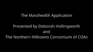 Filling Out the MassHealth Application [upl. by Moneta211]