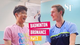 Watch Loh Kean Yew take on Viktor Axelsen in a different kind of rally  Badminton Bromance Part 2 [upl. by Erelia]