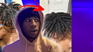 3 EASY METHODS TO GET FREEFORM DREADS SPONGE BRUSH TWO STRAND TWIST 😮‍💨🔥 [upl. by Attenreb]