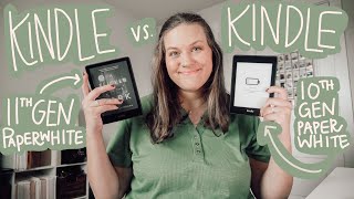 KINDLE VS KINDLE 10th gen vs 11th gen Is it worth the upgrade  huntermerck [upl. by Erlewine]