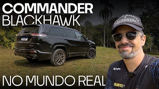 Como se sai NO MUNDO REAL o novo Jeep Commander Blackhawk de 272 cv [upl. by Notsuj]