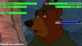 Robin Hood 1973 Final Battle with healthbars 22 [upl. by Stralka]