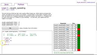 Codingbat  caughtspeeding Python [upl. by Mayce490]