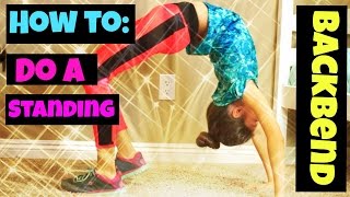 How To Do a Standing Backbend for beginners [upl. by Iris]