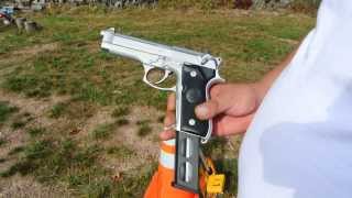 Stainless Beretta 92 FS [upl. by Zetrok]