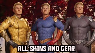 Homelander All Skins and Gear  Mortal Kombat 1 [upl. by Neiluj18]