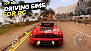 TOP 10 Best Driving Simulator Games for PC to Play in 2024NEW [upl. by Urquhart]