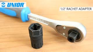 Freewheel removal 167014  Product Overview  Unior Bike Tools [upl. by Fleur]