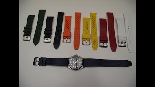 StrapsCo Dassari FKM 4K Watch Straps Review [upl. by Lebatsirc]