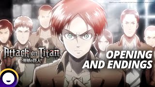 Attack on Titan All Openings and Endings Season 13 [upl. by Ardnwahsal535]