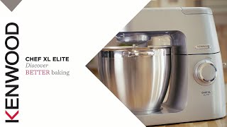 Kenwood Chef I Kitchen Machines I Chef Elite XL I Features and Benefits [upl. by Enileuqaj]