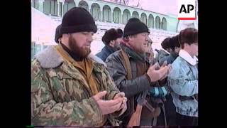 RUSSIA CHECHNYA SOLDIERS SWORN IN [upl. by Adamok]