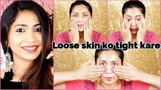 Do this Facial Massage for 5 Mins and look 10 years youngerFor Skin Tightening amp Brightening Rabia [upl. by Felise177]