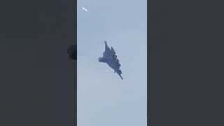 Su57 Performs Stunning Falling Leaf Maneuver at China Airshow su57airforceplane aviationchina [upl. by Towland]