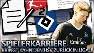 Der SOHN von OLIVER KAHN  🔥😱 HSV in LIGA 2  🤔  FIFA 18 Torwart Spielerkarriere 1 Deutsch [upl. by Elatia]