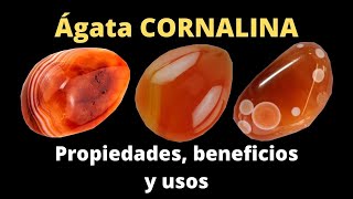 💎 Ágata Cornalina piedra  Propiedades Variedades y Usos del mineral [upl. by Holloway]