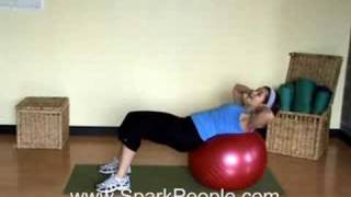 The Best Beginners Abs Workout with Stability Ball [upl. by Jewell501]