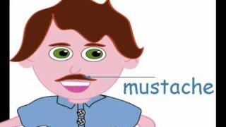 Head partsEnglish Flashcards for chlidren [upl. by Him]