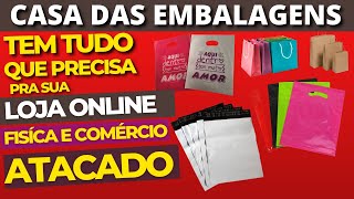 FORNECEDOR DE EMBALAGENS PRA LOJA ONLINE  fornecedores de embalagens personalizadas do brás sp [upl. by Shelba728]