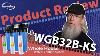 Water Upgrade iSpring WGB32BKS Whole House Water Filter System Install [upl. by Kassandra]