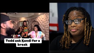 Rhonda Nunn REACTS to Todd Ask Kandi For A Break [upl. by Auqinot]