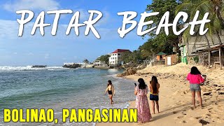 PATAR BEACH BOLINAO  Philippines Beach Walk Tour in One of the Best Beach Destination of Pangasinan [upl. by Zetrac]