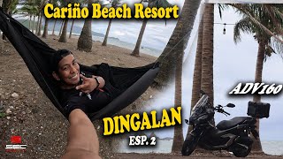 Dingalan Aurora Rides Esp2  Cariño Beach Resort  ADV160 Solo Ride [upl. by Enajyram257]