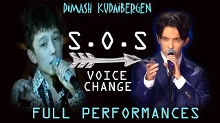 DIMASH  SOS 20122019 VOICE EVOLUTION FULL PERFORMANCES [upl. by Elaval]